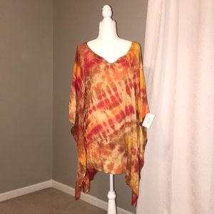 NWT Tie Dyed Bathing Suit Cover